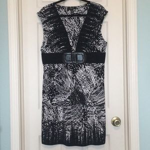 Style & Co. Belted Dress
